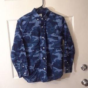GAP CAMO DRESS SHIRT
